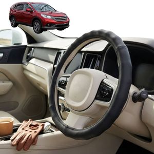 Australian Goose Steering Wheel Cover for Honda CR-V 2007 - 2012 (RE) Circle Black
