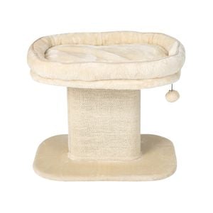 Costway 50cm Cat Tree Kitten Condo Sisal Scratching Post Beige