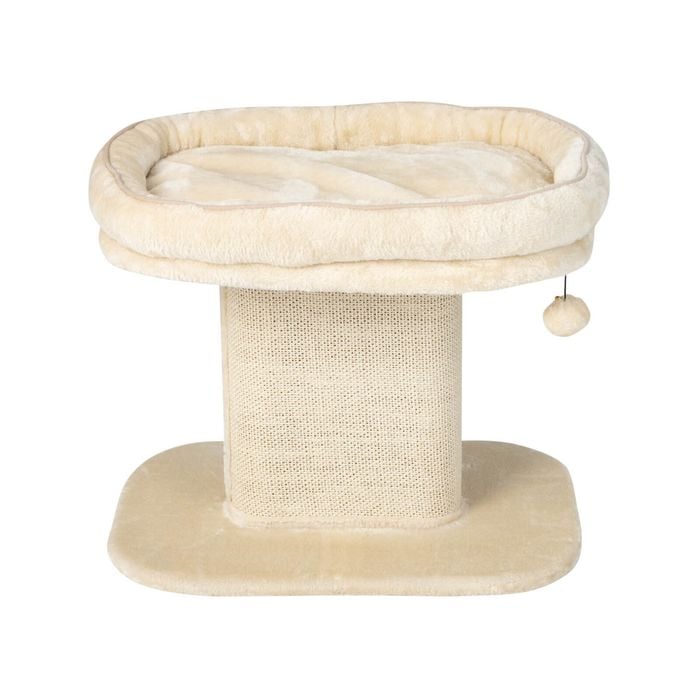 Costway 50cm Cat Tree Kitten Condo Sisal Scratching Post Beige