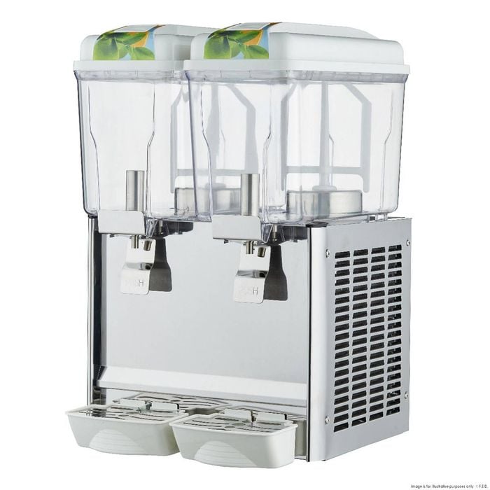 F.e.d Double Bowl Juice Dispenser  - Refrigerated Drink Dispensers (kf12l-2)
