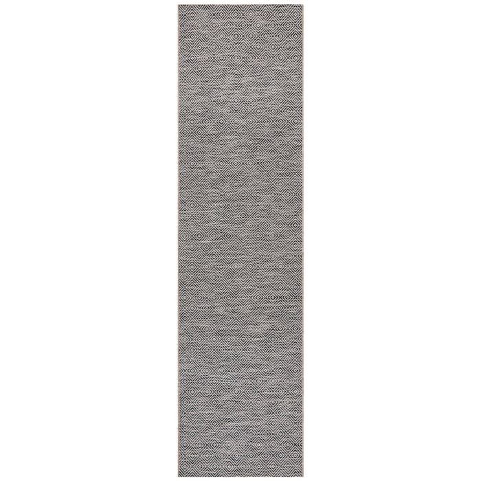 The Rug Connection Deck 5500 Grey 400x80cm - Large Runner Pet Friendly Outdoor Rug