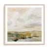 Artey | Sage Serenity Crop - Framed Print - Natural Frame - 100 x 100cm