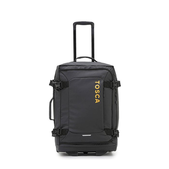 Tosca Delta 24"/61cm Heavy Duty Outdoor Travel Luggage Upright PVC Duffle Black