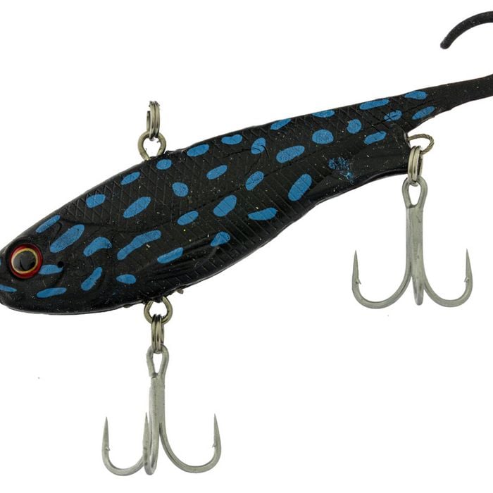 Zerek Lure Fish Trap 110mm 30g Soft Vibe Fishing Lure #Black Coral Trout/BKT