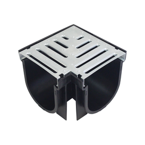 Everhard EasyDRAIN Galvanised Steel Grate And Corner