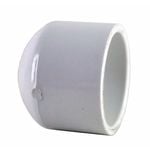 Holman 15mm White PVC Cap