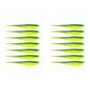 2x 7PK 3.75In Rapala Crush City The Jerk Soft Plastic Minnow Lures - Budgie