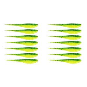 2x 7PK 3.75In Rapala Crush City The Jerk Soft Plastic Minnow Lures - Budgie