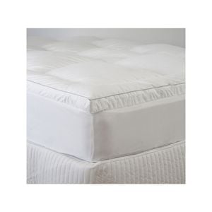 Ardor 2800gsm Standard Single Bed Microfibre Mattress Topper White