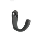 Zenith 40mm Matte Black Single Robe Hook
