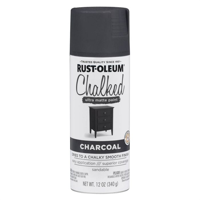 Rust-Oleum 340g Chalked Ultra Matt Charcoal Spray Paint