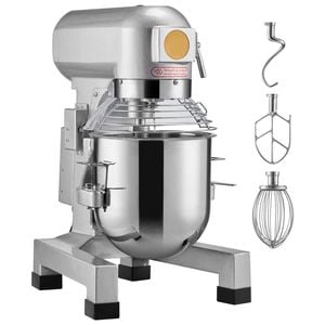 VEVOR Commercial Food Mixer stand Silver with 3 Speed 550W for Restaurant