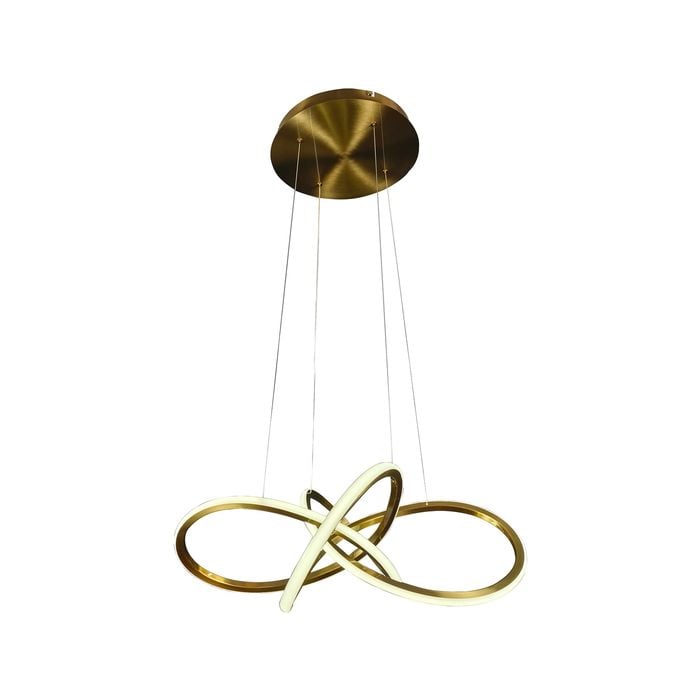 Small Infinity Pendant Light - Delessi Meteora  - Gold