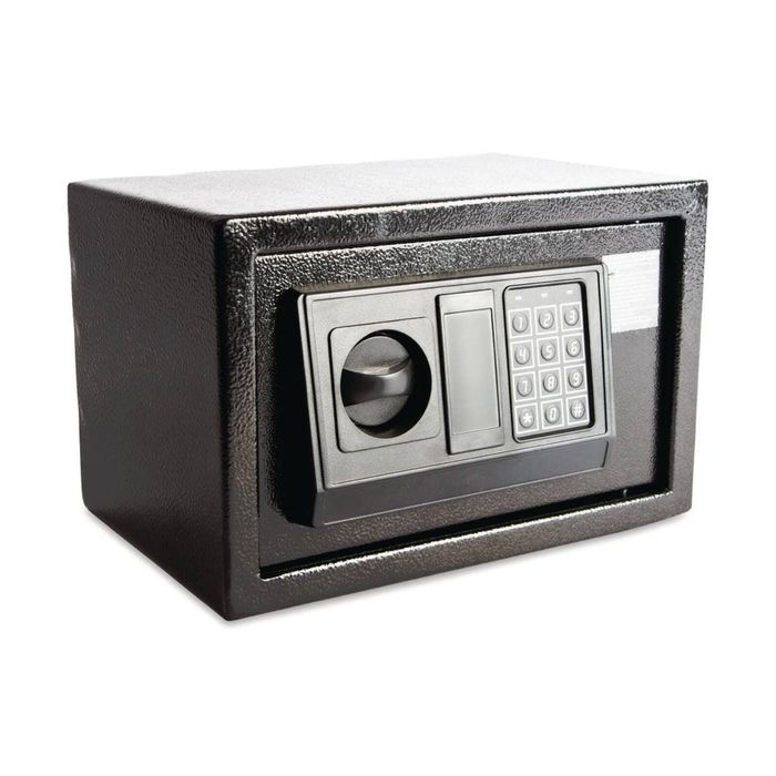 Bolero Standard Hotel Room Safe Black Steel 200x310x140mm