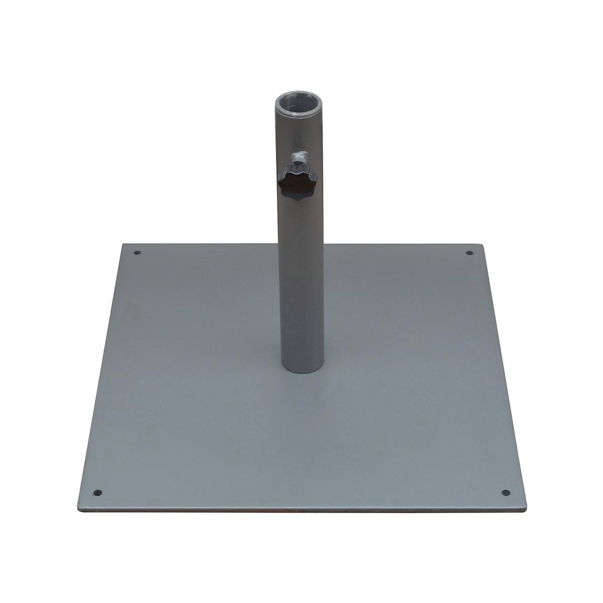 Hartman 45cm Graphite Steel Square Umbrella Base - Bunnings Australia