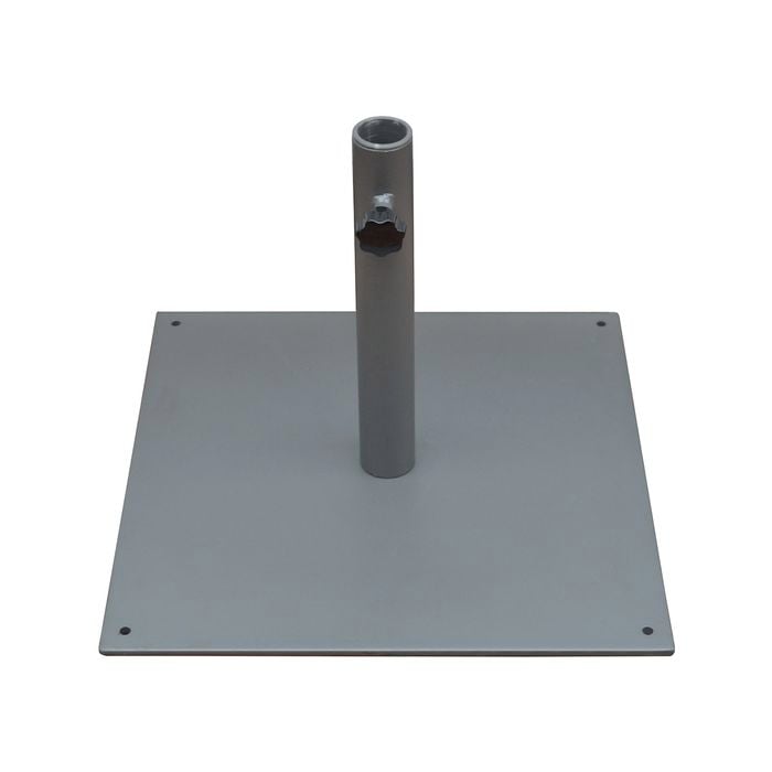 Hartman 45cm Graphite Steel Square Umbrella Base