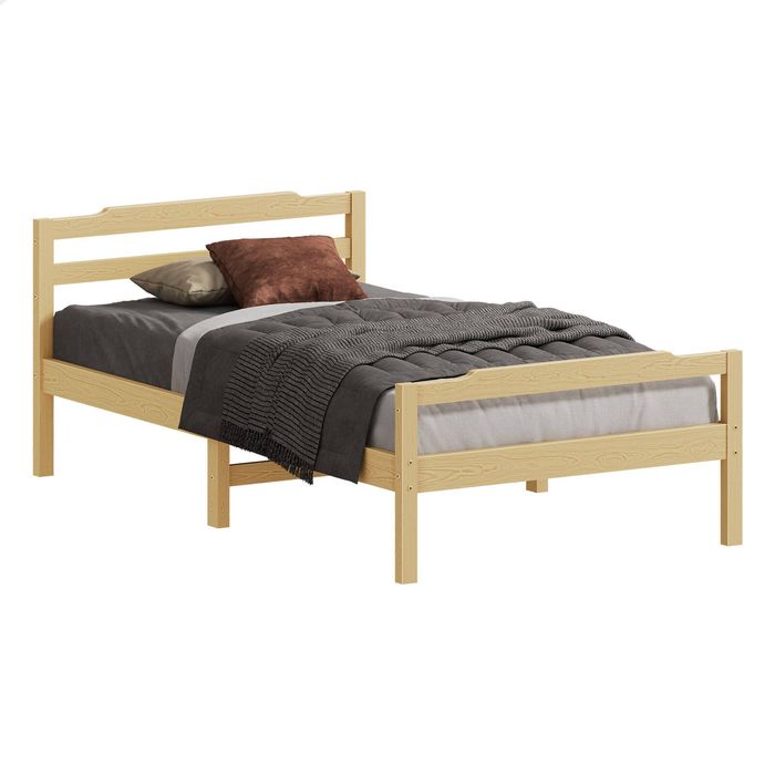 ALFORDSON Bed Frame King Single Oak