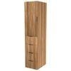 Lugna 2048 x 450 x 580mm Cove Hanging 4 Drawers Left Hinged Door Storage Cabinet