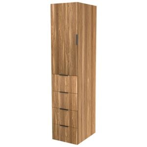 Lugna 2048 x 450 x 580mm Cove Hanging 4 Drawers Left Hinged Door Storage Cabinet