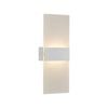 Brilliant 29cm White Matt LED Modern Wisher Wall Light