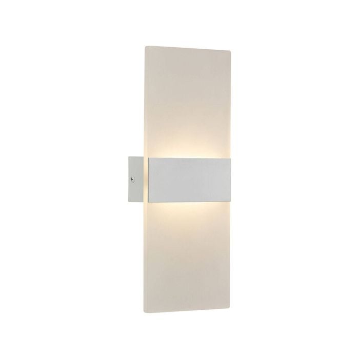 Brilliant 29cm White Matt LED Modern Wisher Wall Light