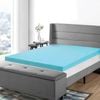 Comfeezzz Single Memory Foam Mattress Protector Topper Cool Gel Bed Bamboo Cover 8cm