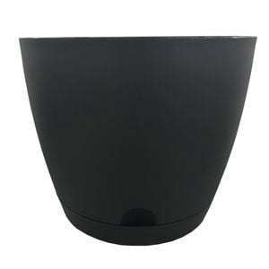 Moda 15cm Self Watering Oslo Pot Charcoal