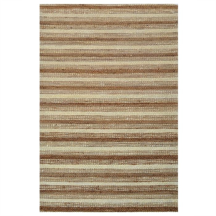 Handwoven Jute Rug-Kerla 1135-Natural Ivory-190x280cm