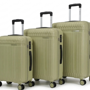 Futura 3pcs Set Luggage Trolley Suitcases Travel S 20/24/28" Olive