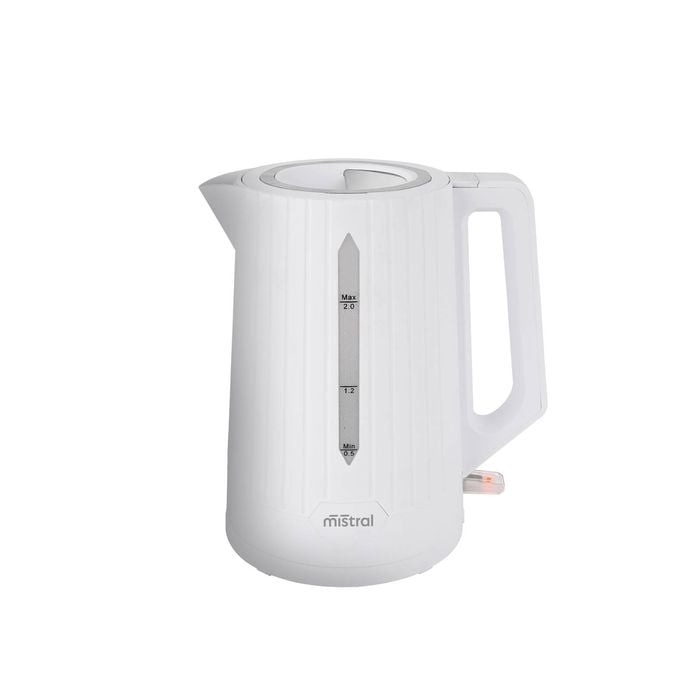Mistral 2L White Cordless Kettle