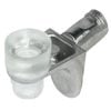 Hafele 14mm Nickel Plated Shelf Support for Glass - 12 Pack