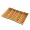 TOQUE Expandable Bamboo Utensil Drawer Tray
