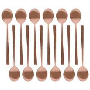 Argon Tableware Stainless Steel Teaspoons - 14.5cm - Pack of 12