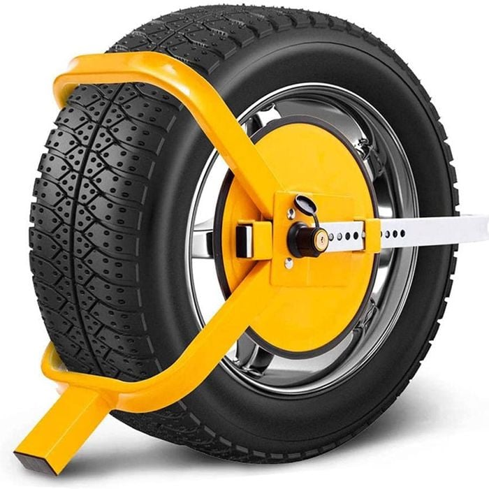 Wheel Clamp Adjustable for 13'' 14'' 15'' Heavy Duty with 2 Keys