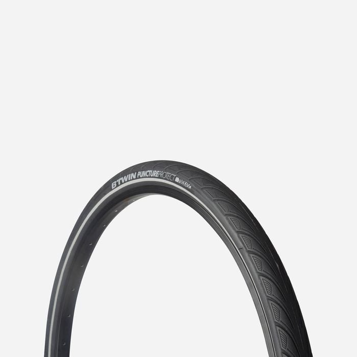 Decathlon | City5 Protect 700x45 City Bike Tyre / Etrto 44-622 - Black - One Size
