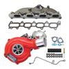 Gen1 High Flow Turbo+genuine Exhaust Manifold, Oil Feed Pipe For Mitsubishi Challenger 4d56 2.5l Vt16