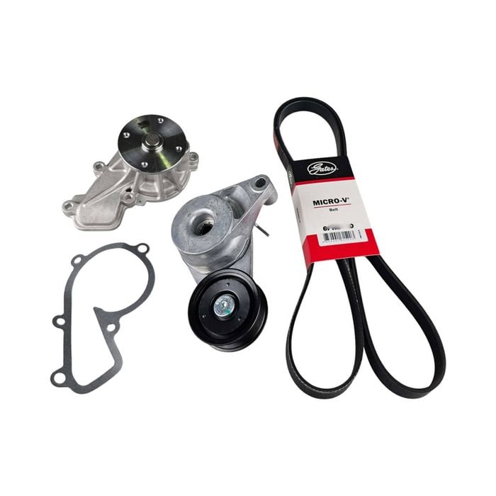 Drive Belt Tensioner & Water Pump Kit For i30 G4NB Sportage G4NA w/o AC