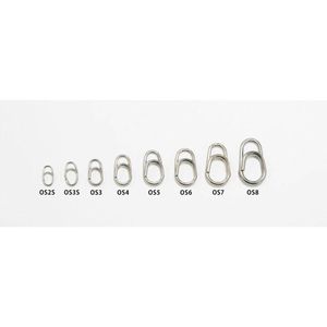 Studio Ocean Mark Heavy Duty Fishing Snap Stainless Steel Colour OS8 (214lb, 3pc)