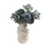 ANYDECO Flower Vase White Medium Melting Style Nordic Pot Home Decor
