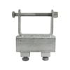 Sunrise Tube Side Adjuster Brackets Heavy Duty Suit 40mm Stem - 4" X 2" - Tsahd42