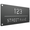 ProtectorAl 580 x 280mm Monument Aluminium Cut Through Custom House Sign