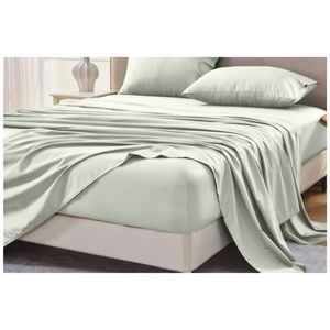 Grosvenor House 500TC Egyptian Cotton Flat Bed Sheet Only King Single Taupe
