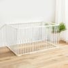 Topet Dog Playpen Enclosure 10 Panel Pet Playpen Fold Exercise Fence Puppy Cage