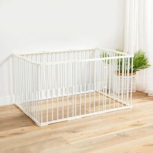 Topet Dog Playpen Enclosure 10 Panel Pet Playpen Fold Exercise Fence Puppy Cage