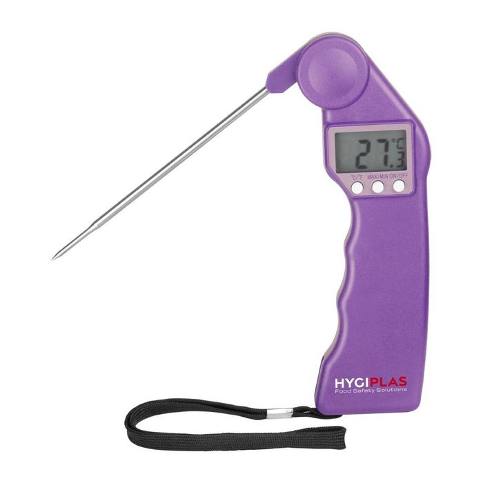 Hygiplas Easytemp Colour Coded Purple Probe Thermometer - Thermometers (CH739)