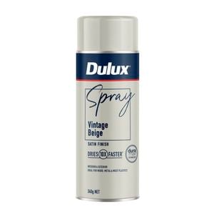 Dulux 340g Vintage Beige Satin Finish Spray Paint