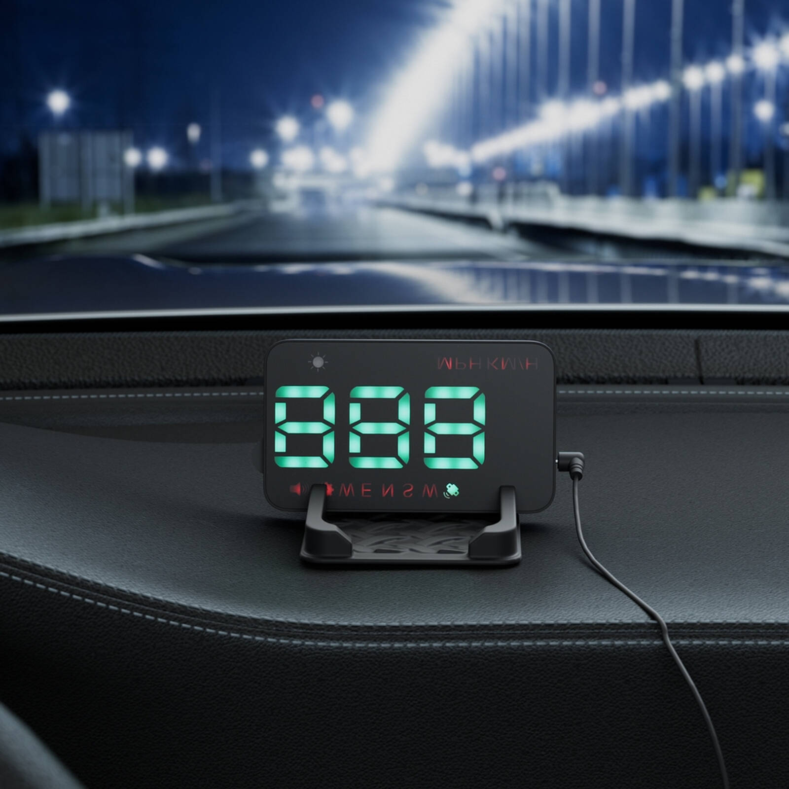 HUD With Speed Alarm And Fatigue Warning Universal Car HUD Display ...