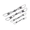 Swimerz Double Snap Barrel Swivels, Size 4, 12 Pack