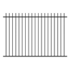 RapidFence Square Tube Picket Fence 1500x2200mm Black