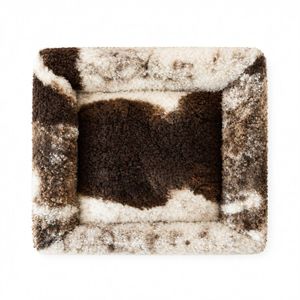 Naturally Sheepskins Natural Mottled Curly Wool Pet Ped